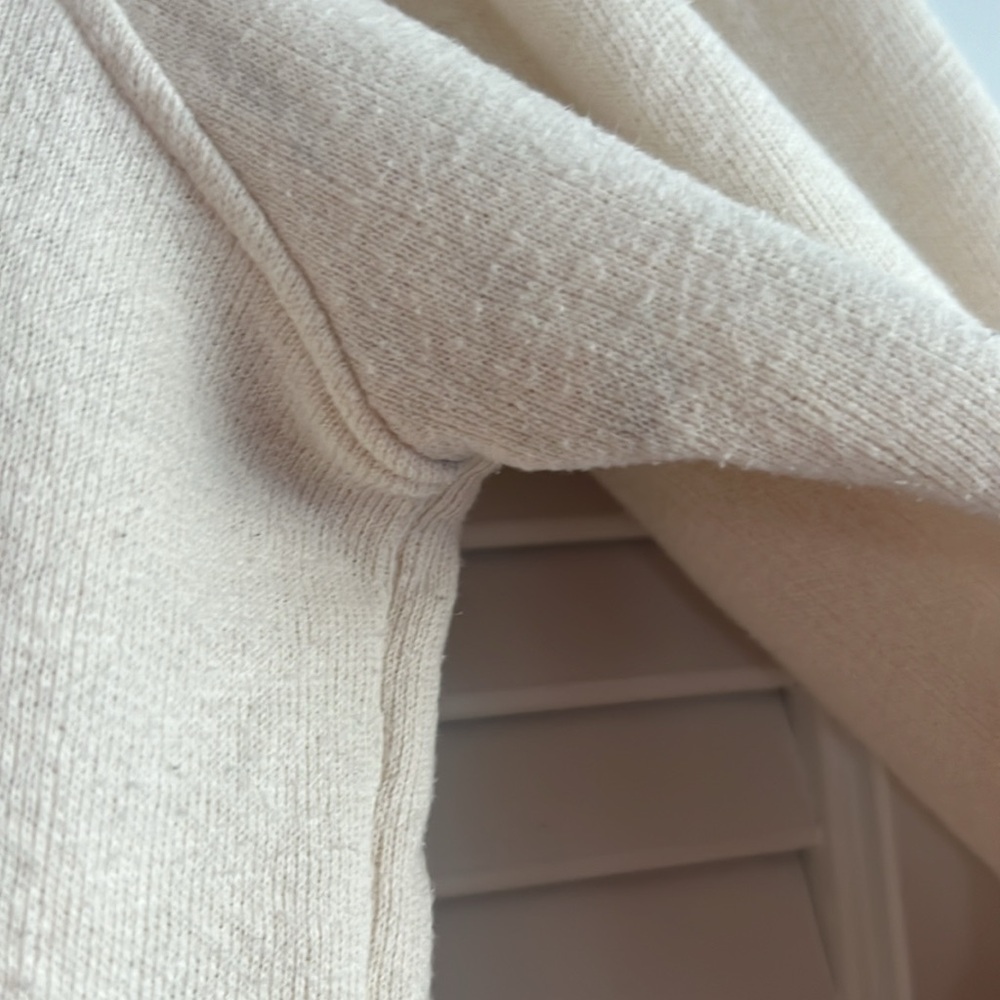 Ulla Johnson Cream Puff Slv Sweatshirt, L - Picture 5 of 6